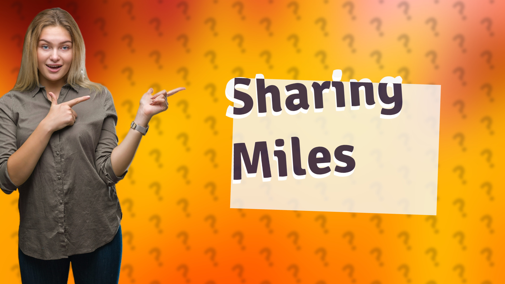 Sharing Miles