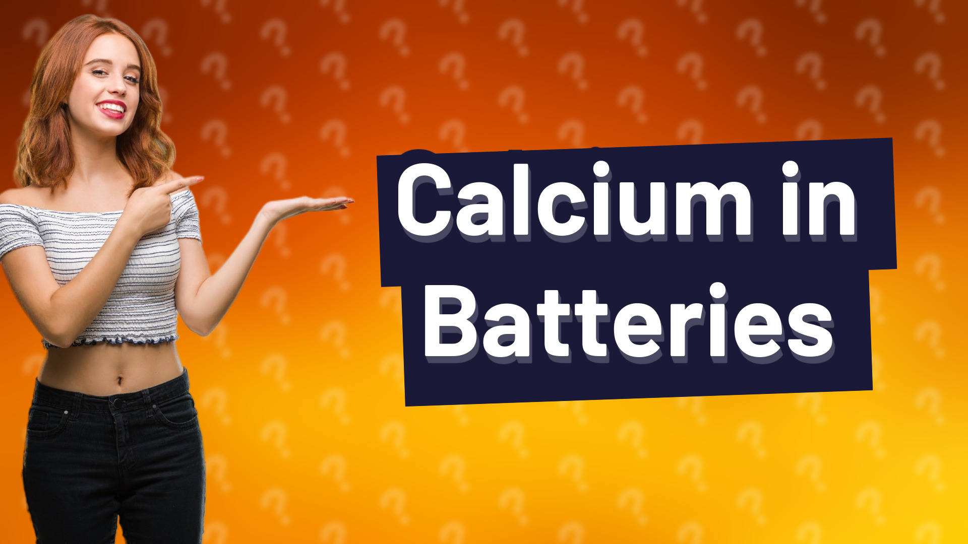 Calcium in Batteries