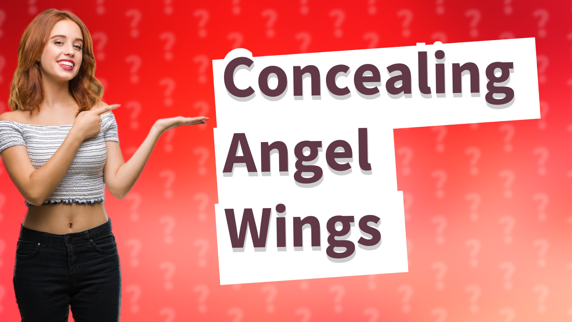 Concealing Angel Wings