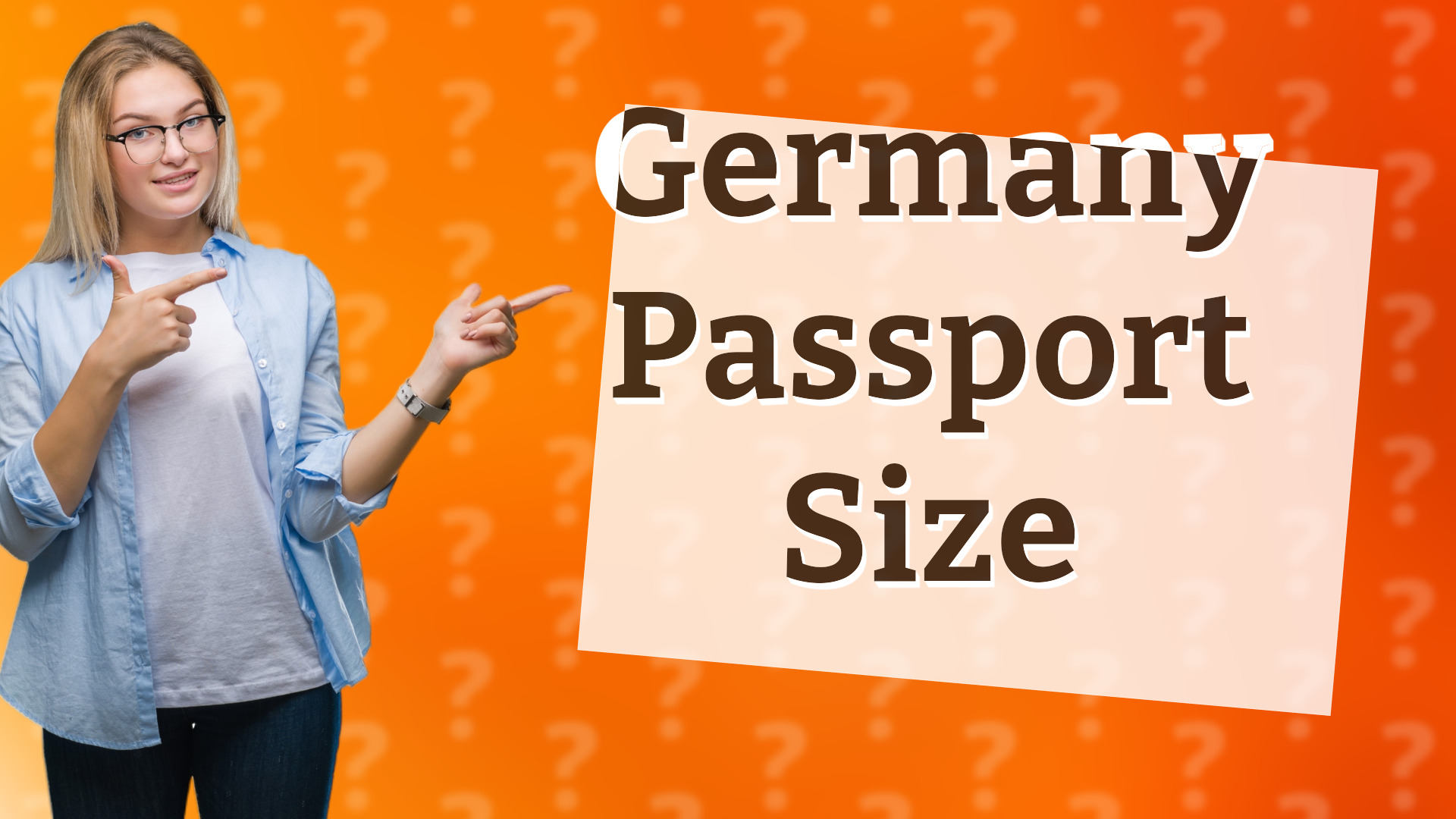 Germany Passport Size