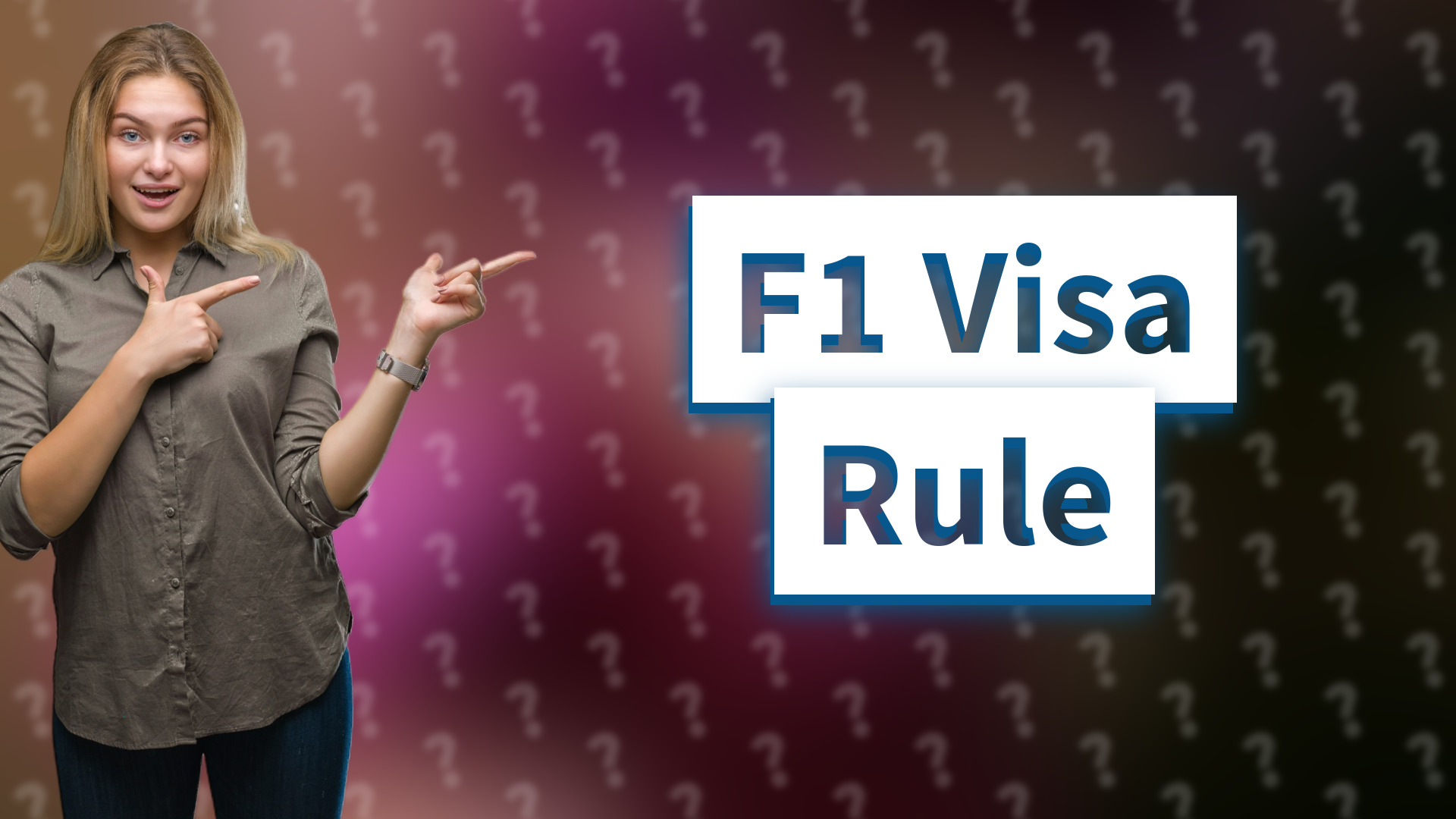 F1 Visa Rule