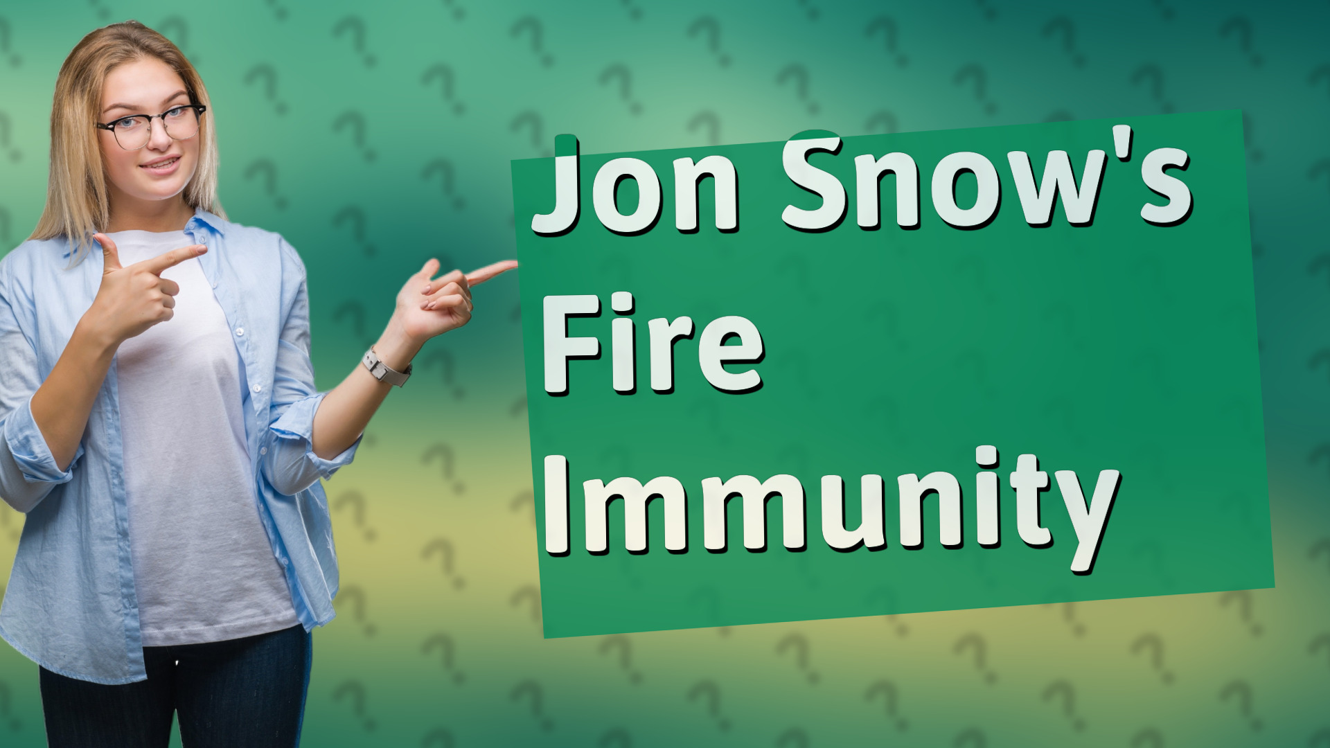 Jon Snow's Fire Immunity