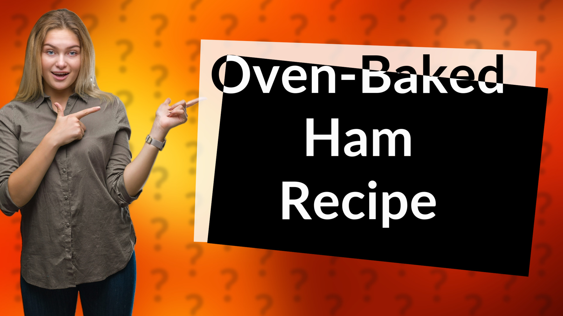 Oven-Baked Ham Recipe