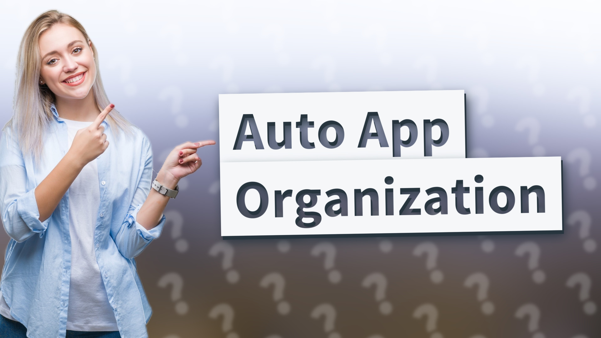 Auto App Organization
