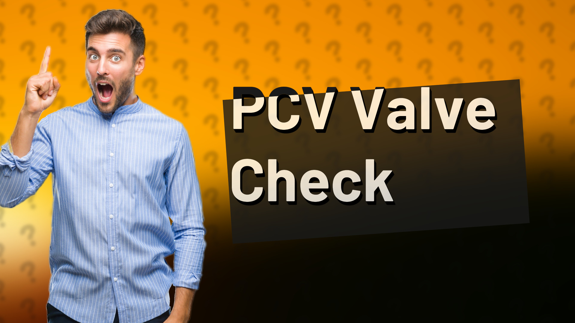 PCV Valve Check