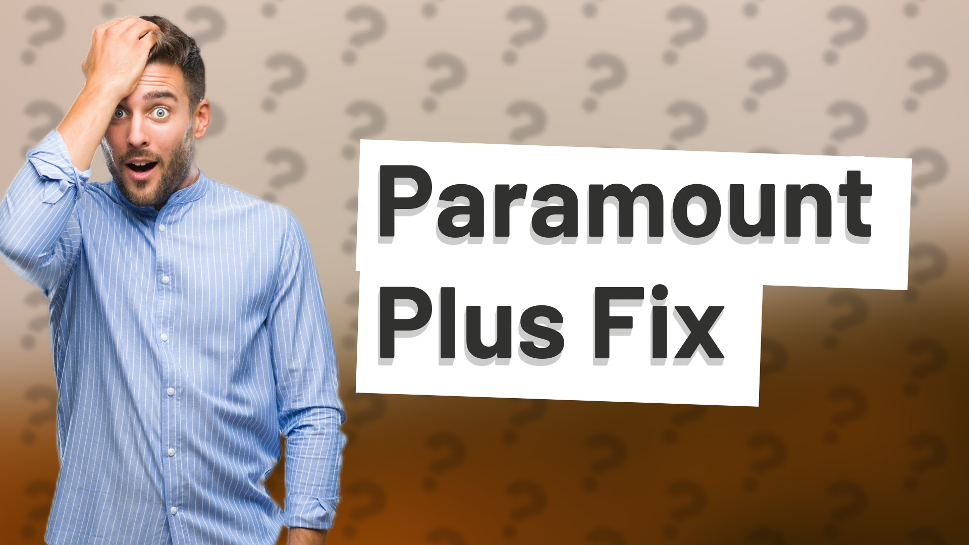 Paramount Plus Fix