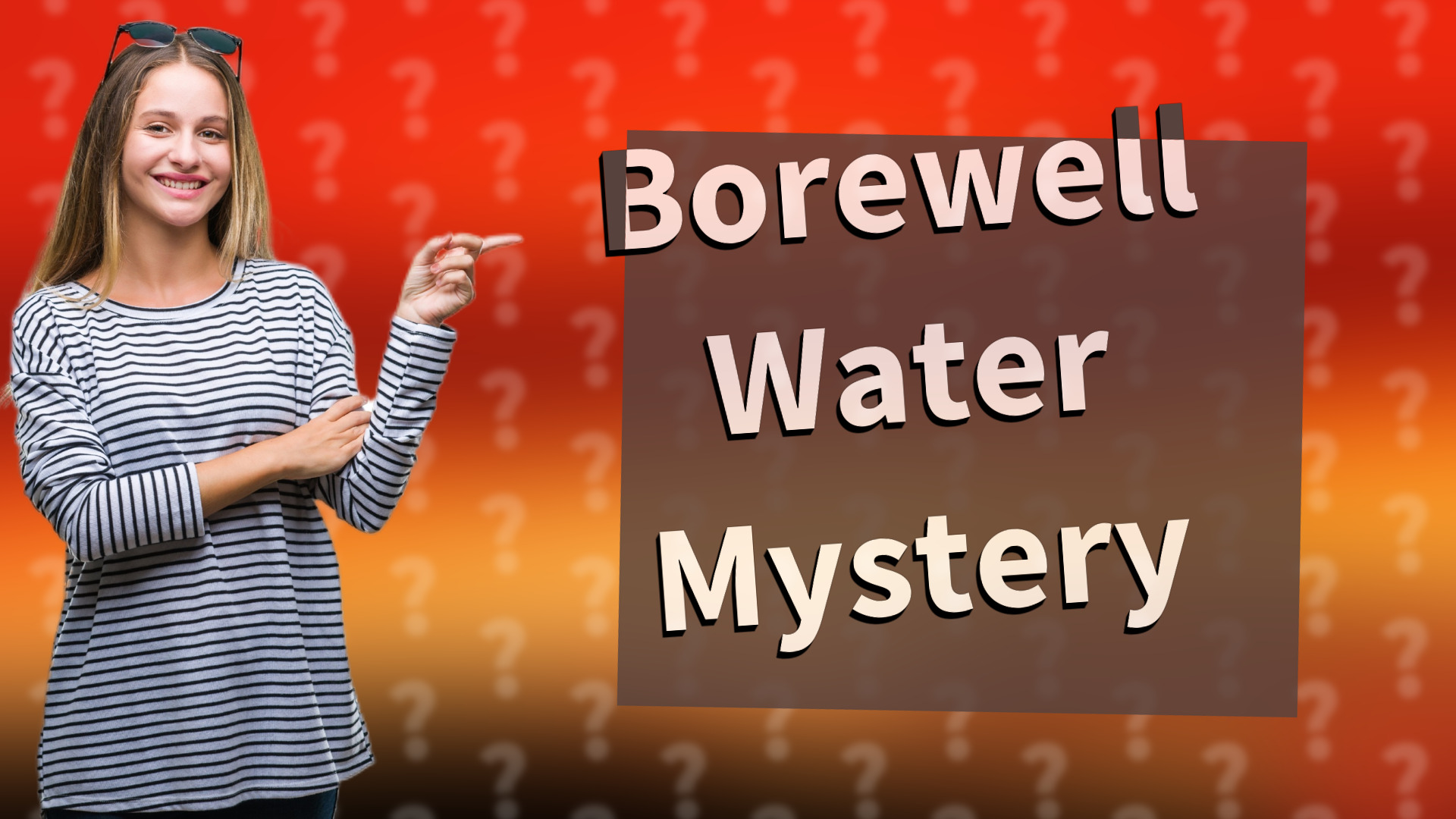 Borewell Water Mystery