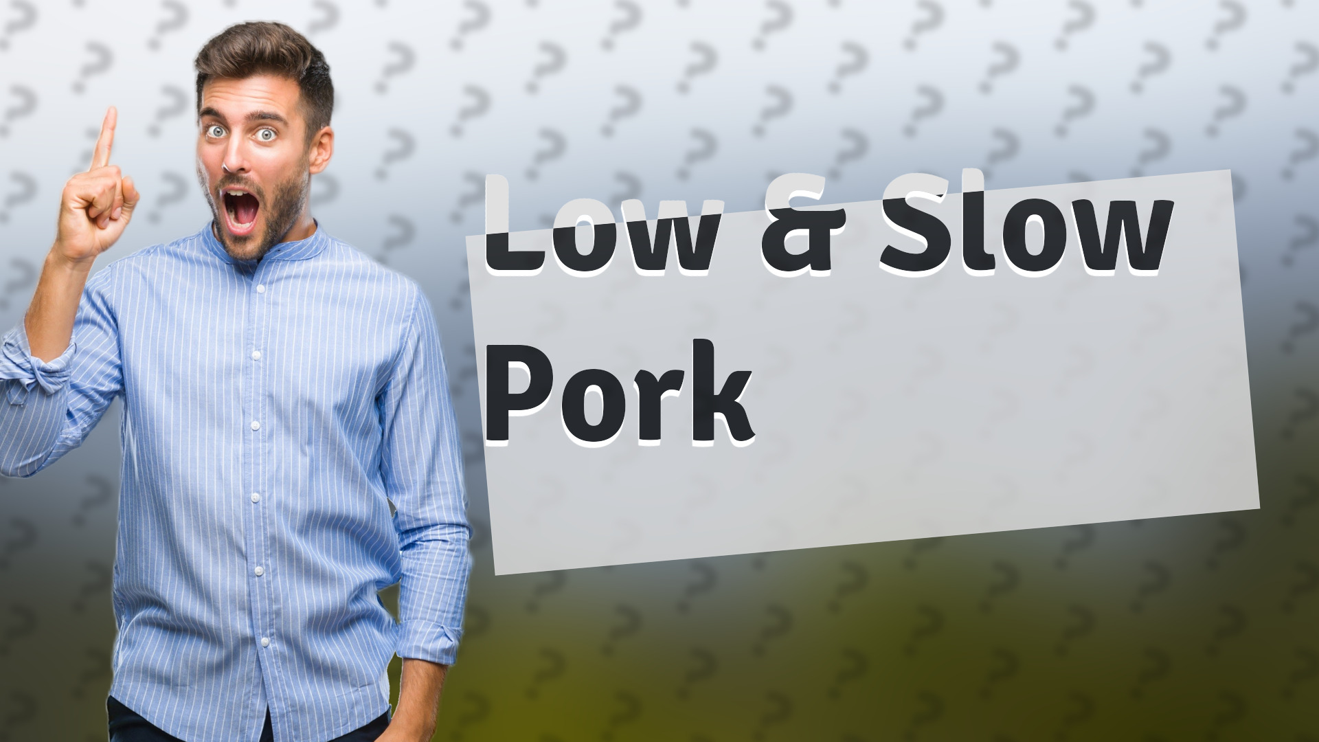 Low & Slow Pork