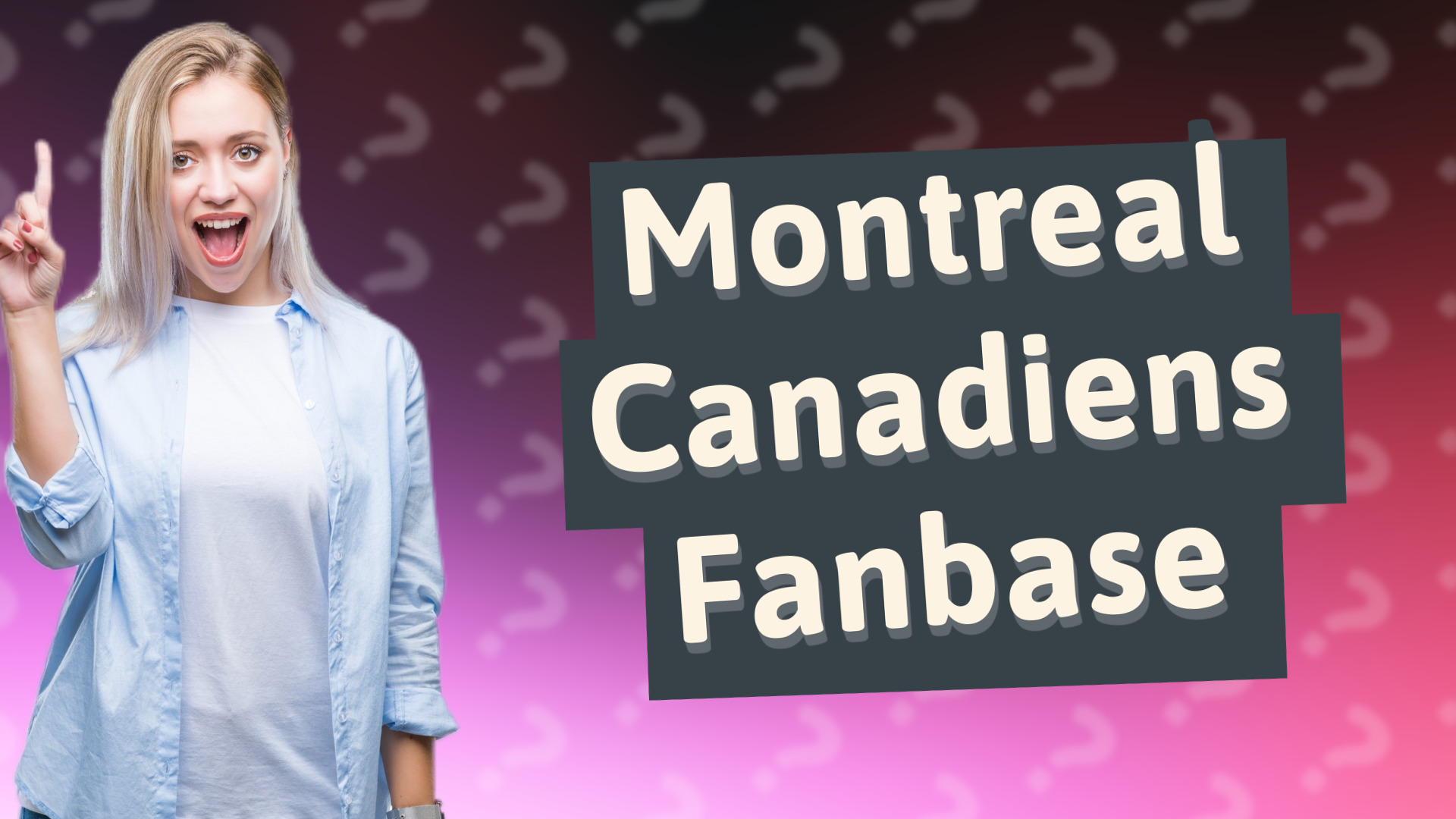 Montreal Canadiens Fanbase