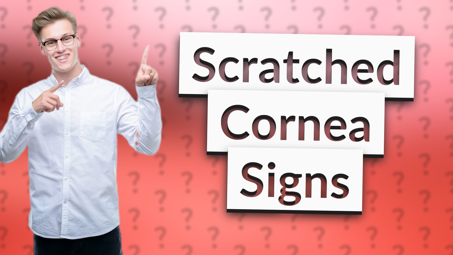 Scratched Cornea Signs