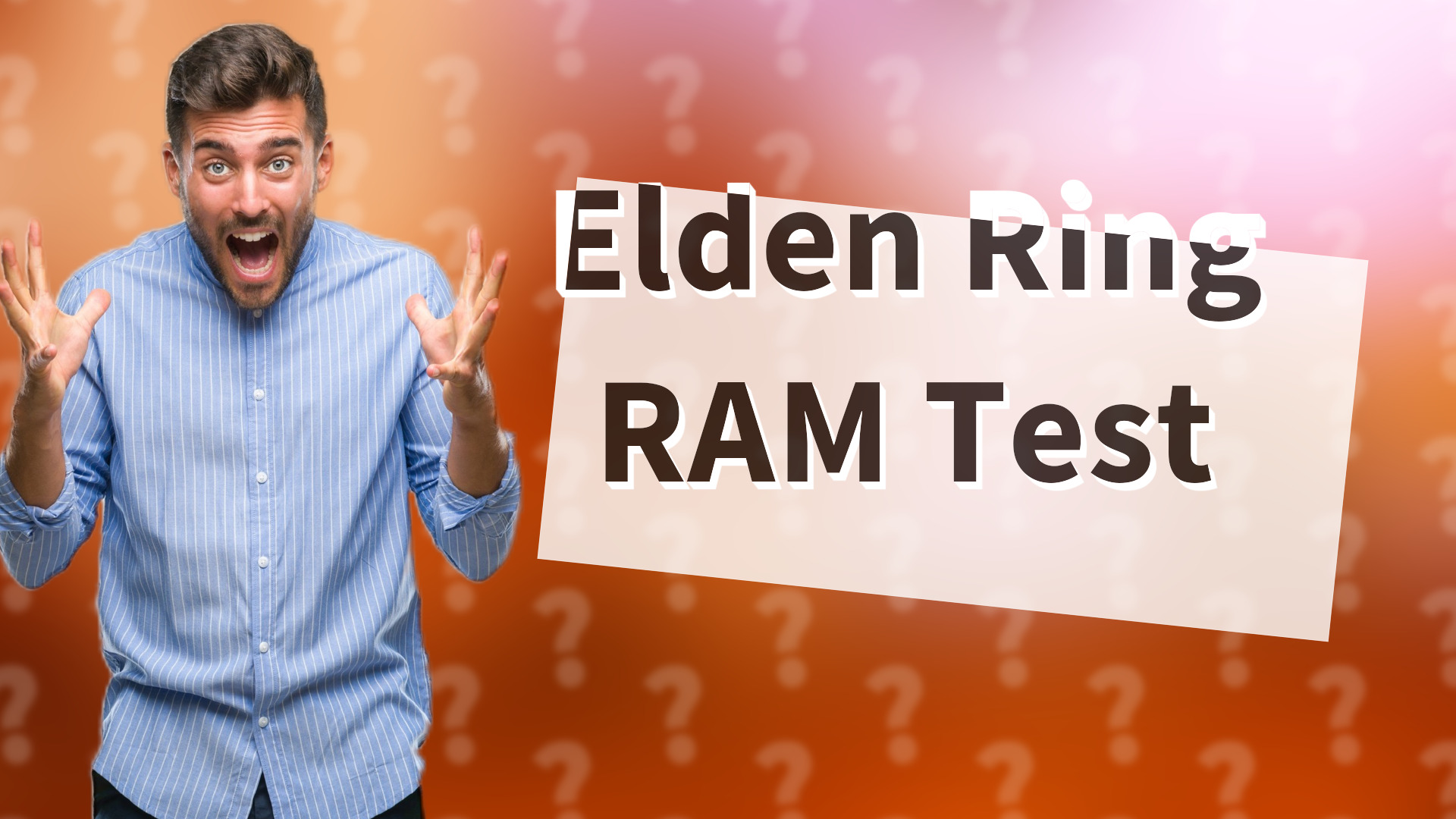 Elden Ring RAM Test
