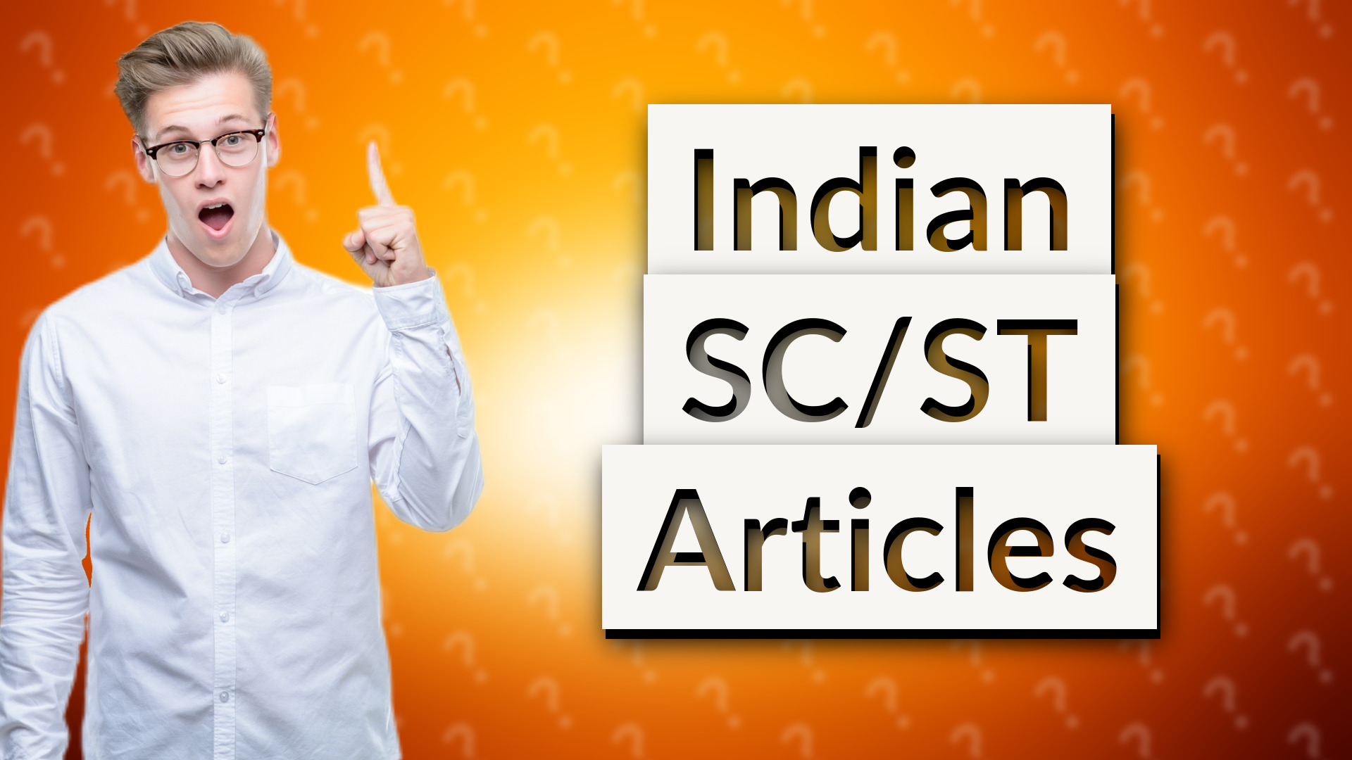 Indian SC/ST Articles
