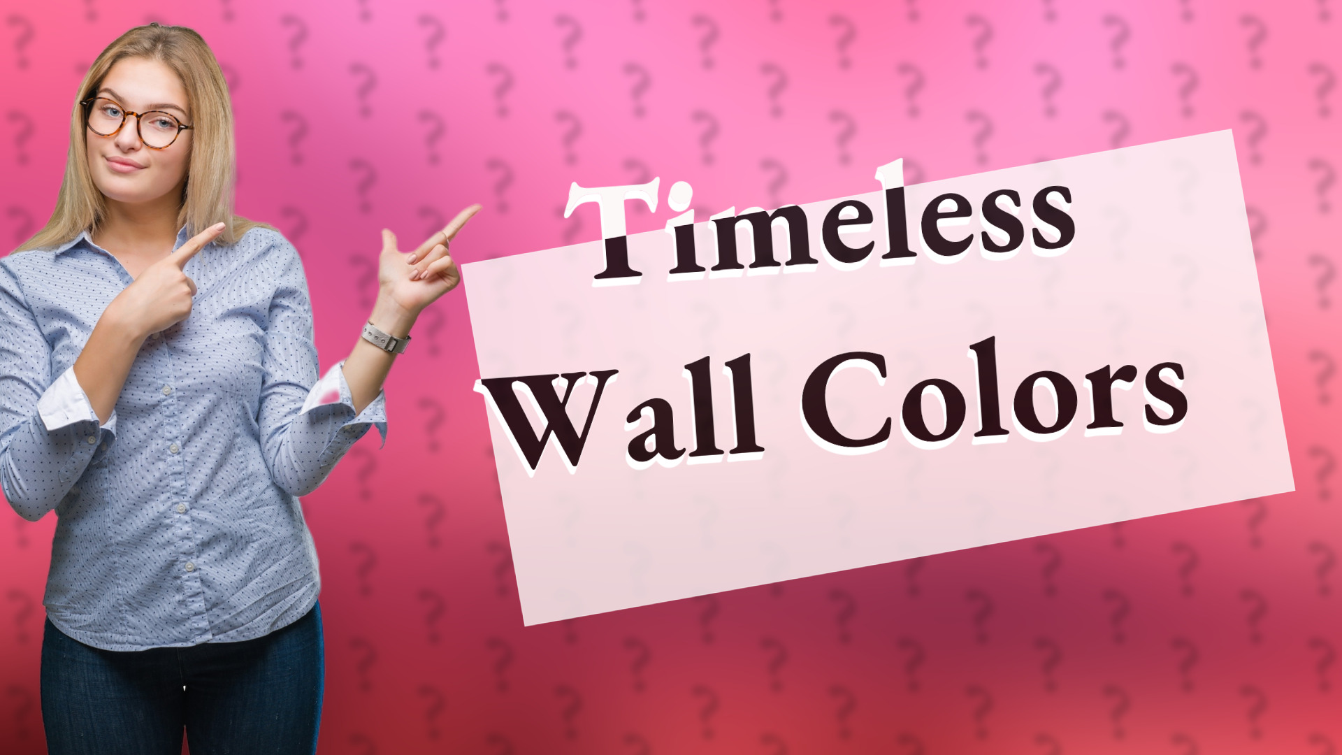 Timeless Wall Colors