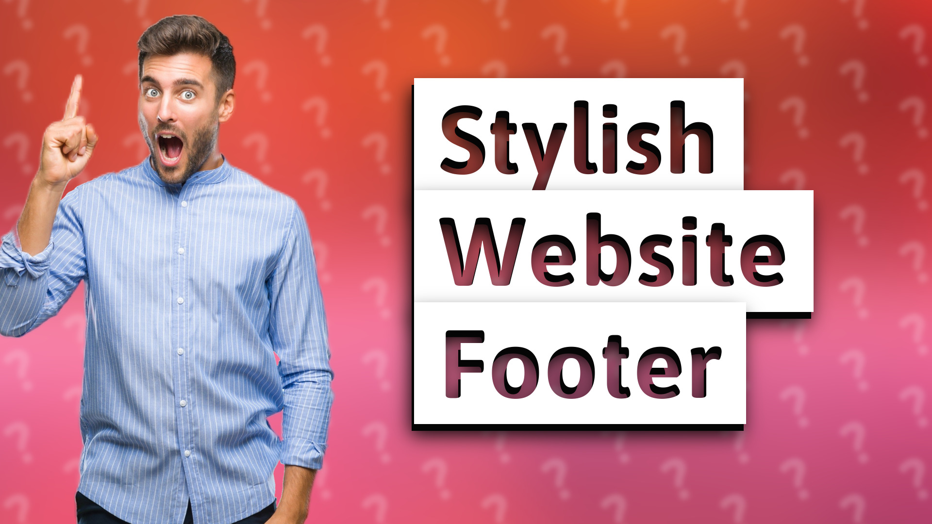 Stylish Website Footer