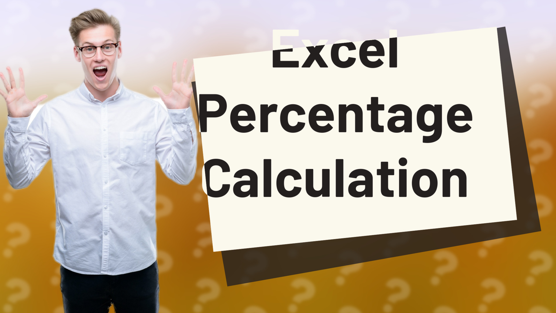 Excel Percentage Calculation