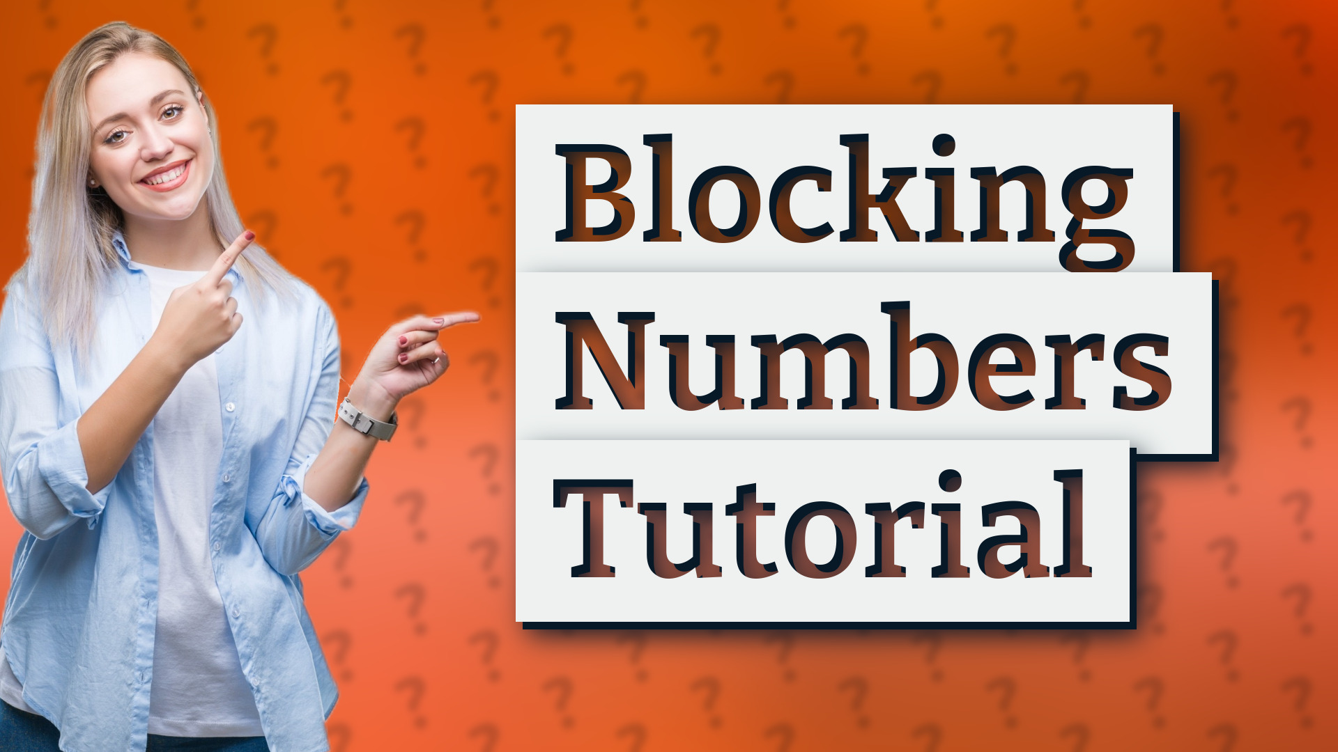 Blocking Numbers Tutorial