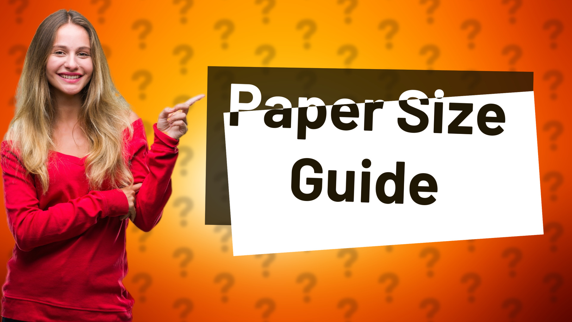 Paper Size Guide