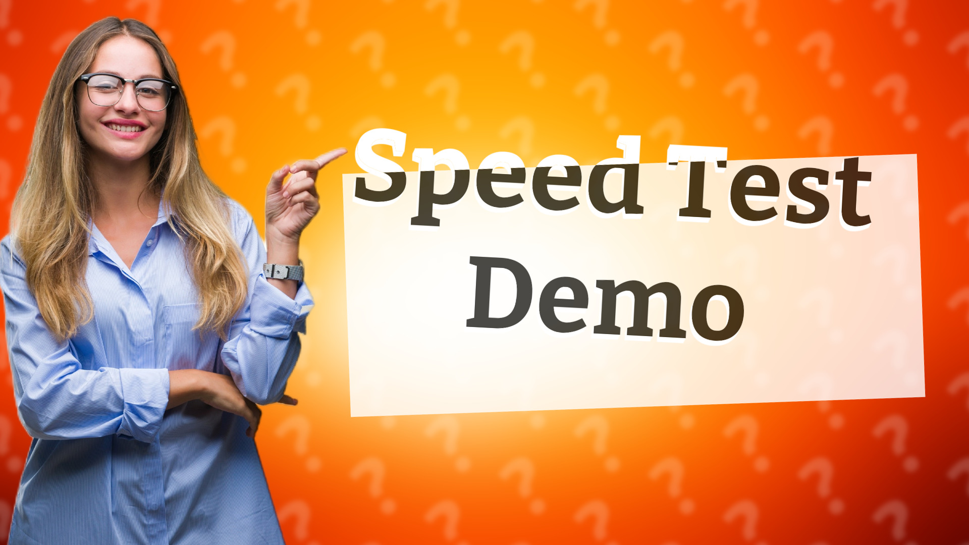 Speed Test Demo