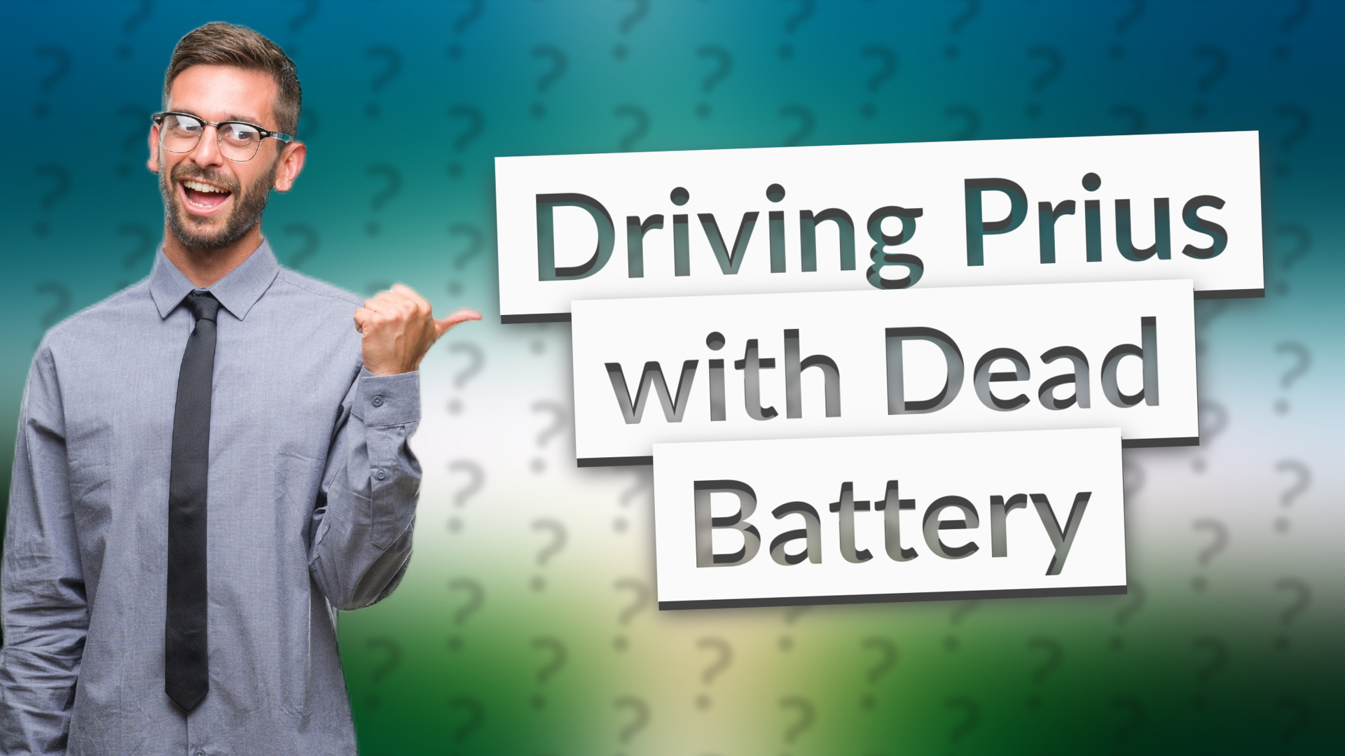 Driving Prius with Dead Battery