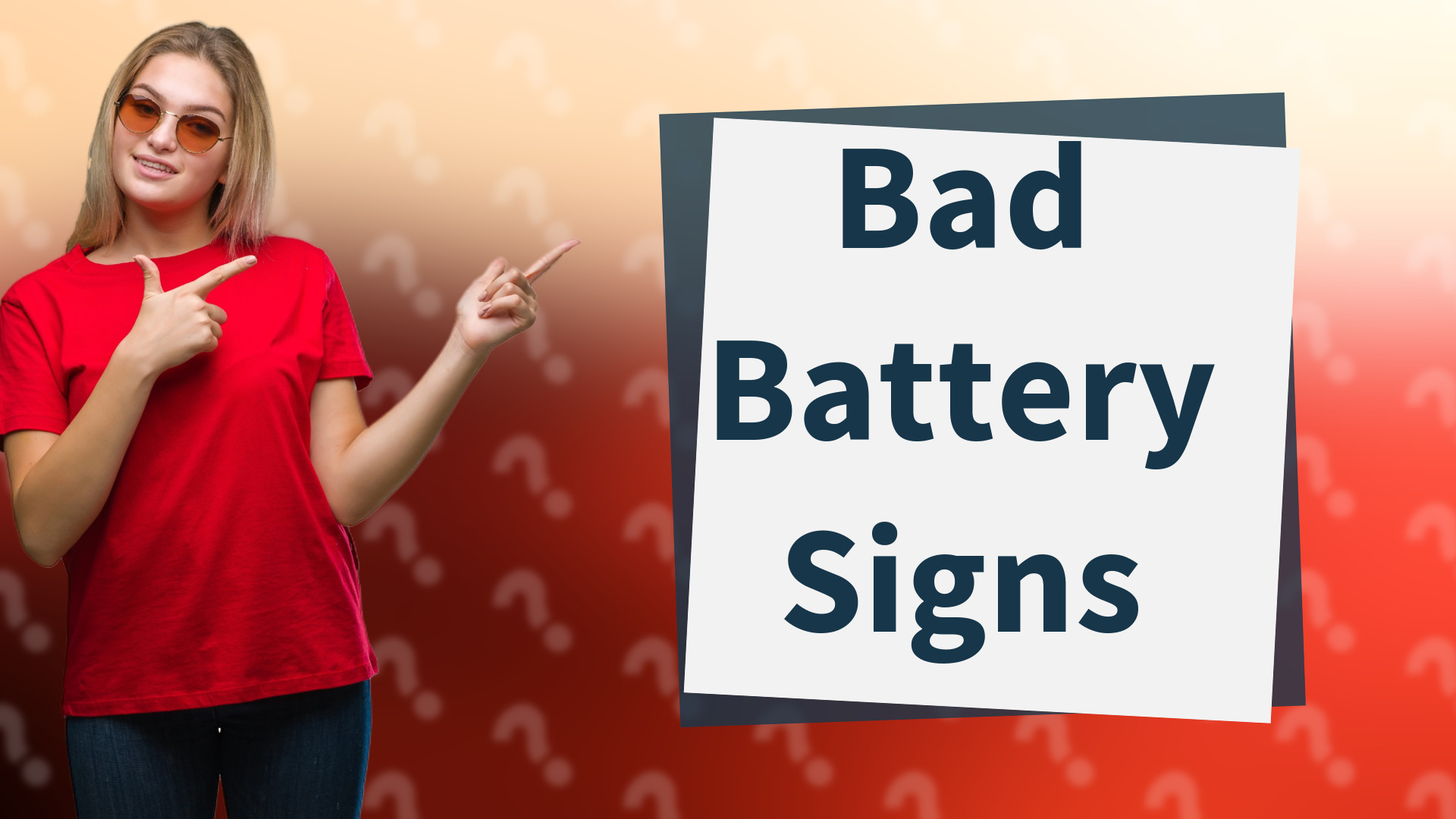 Bad Battery Signs
