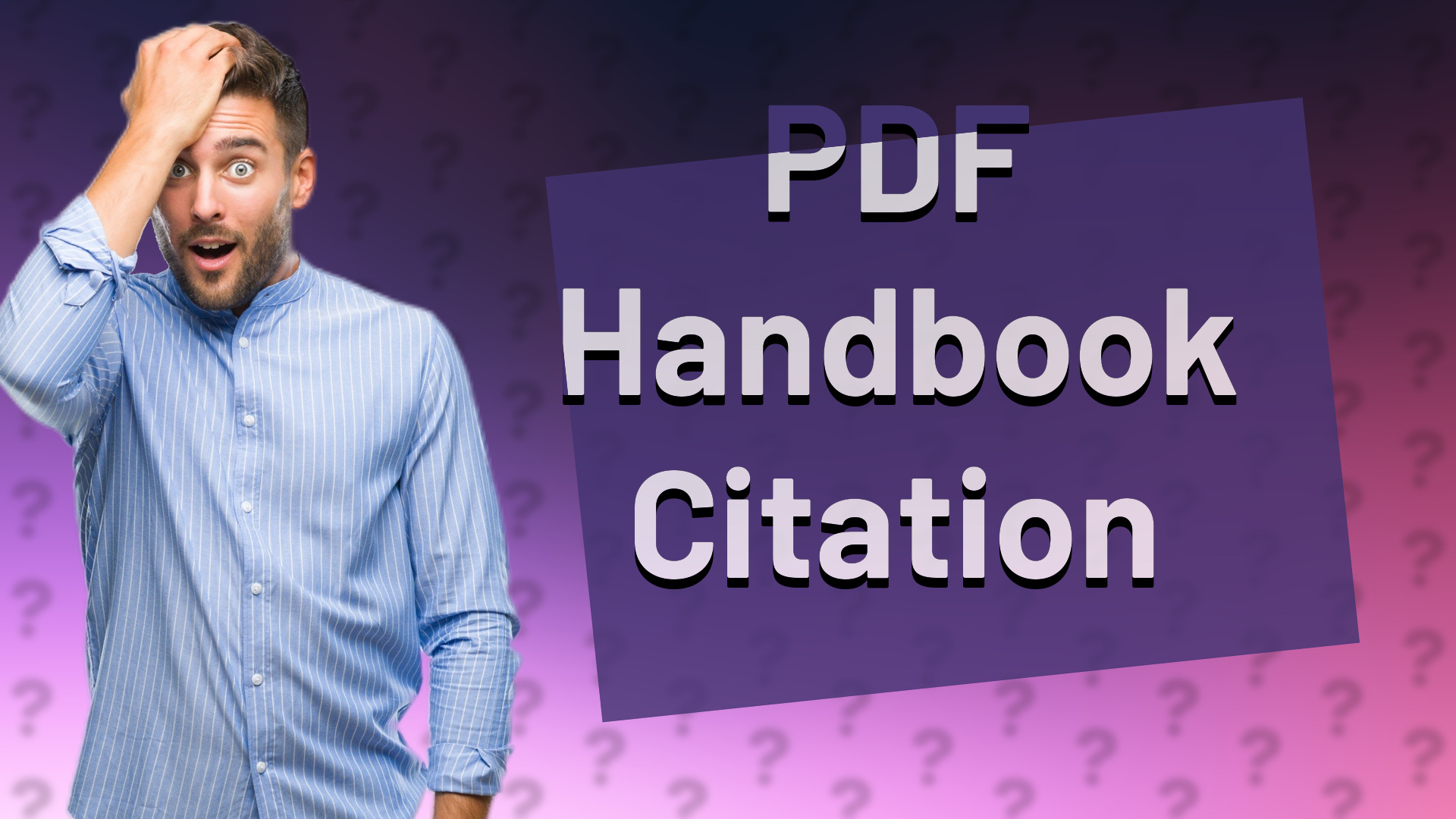 PDF Handbook Citation