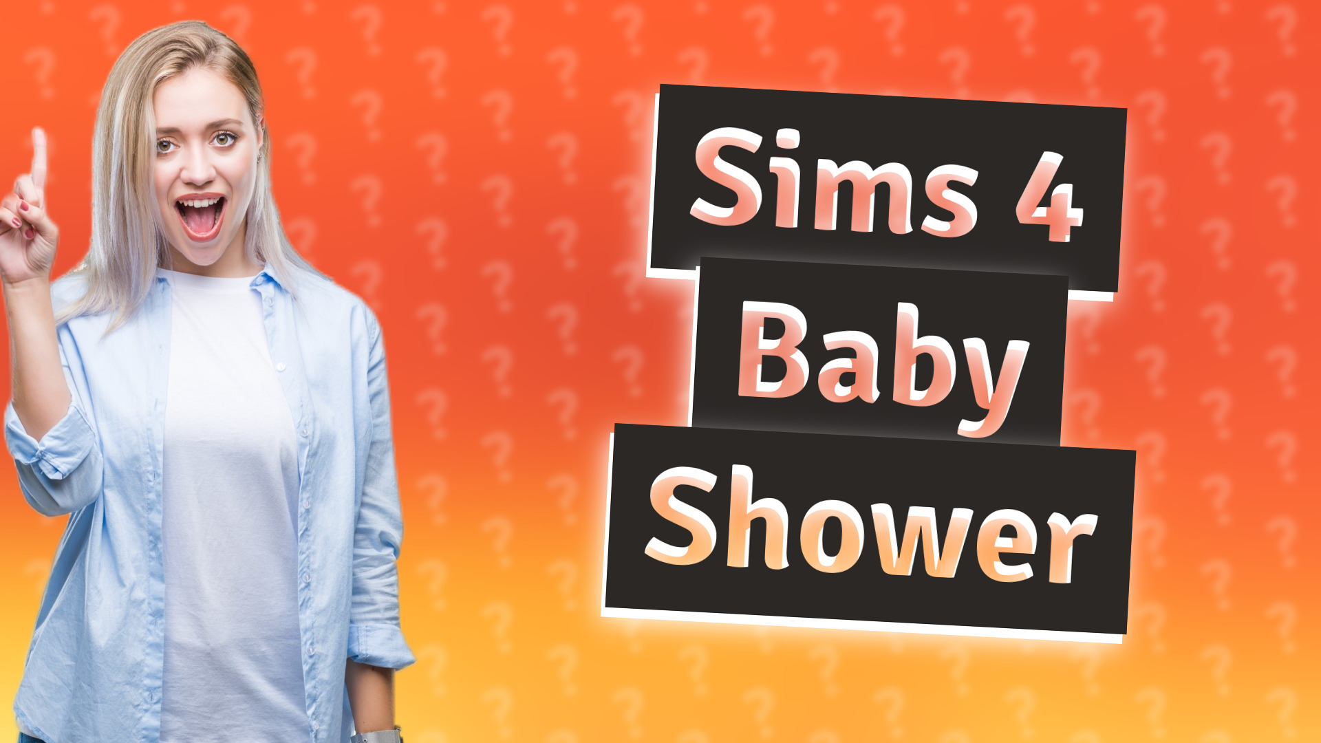 Sims 4 Baby Shower