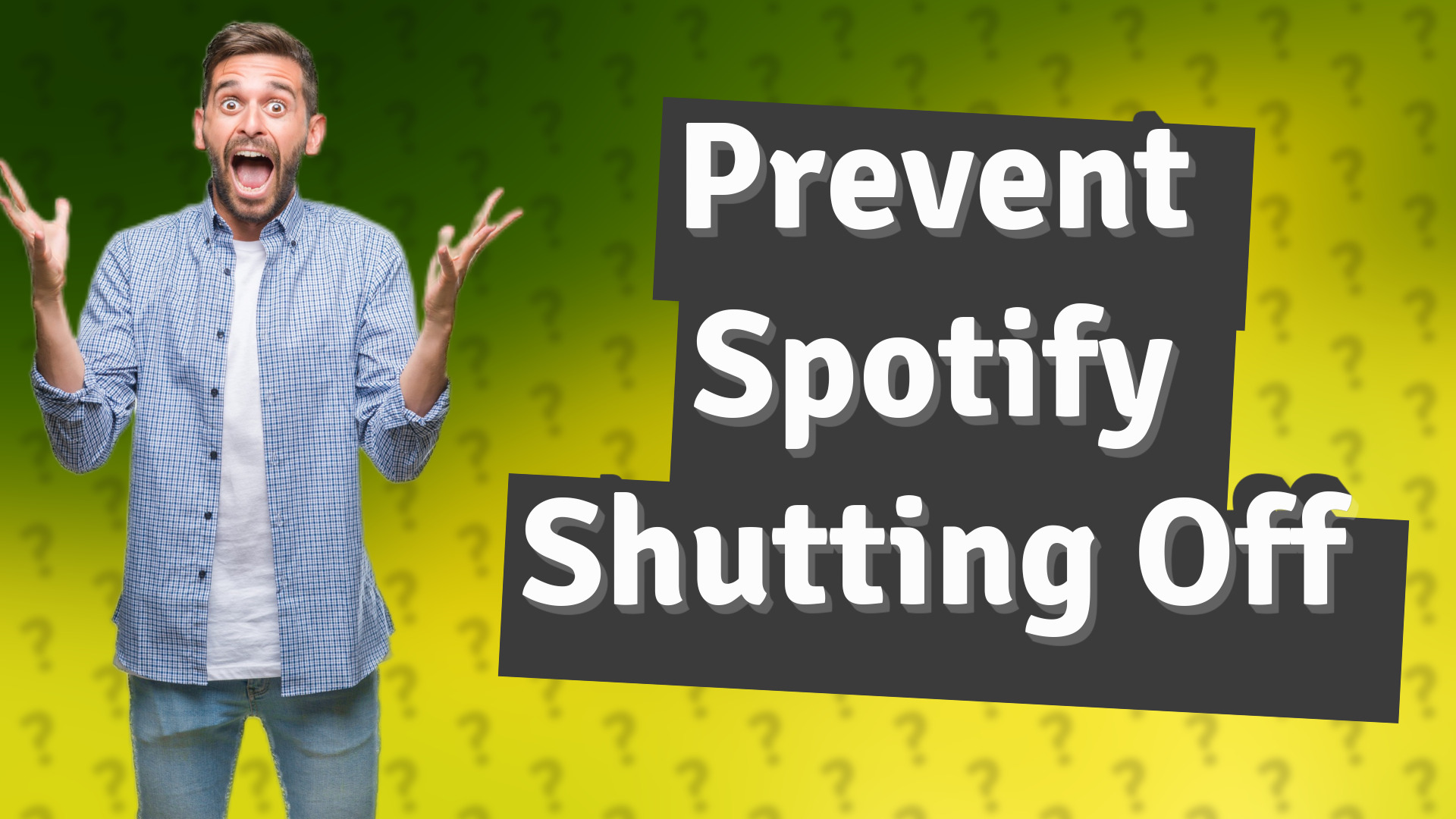 Prevent Spotify Shutting Off