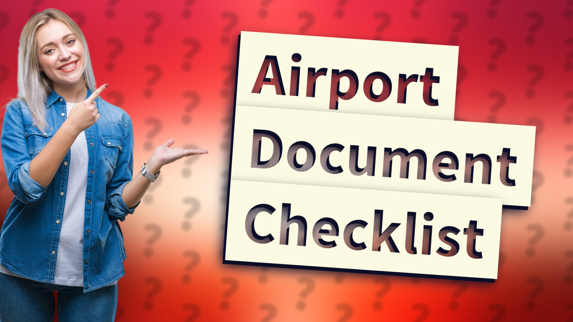 Airport Document Checklist