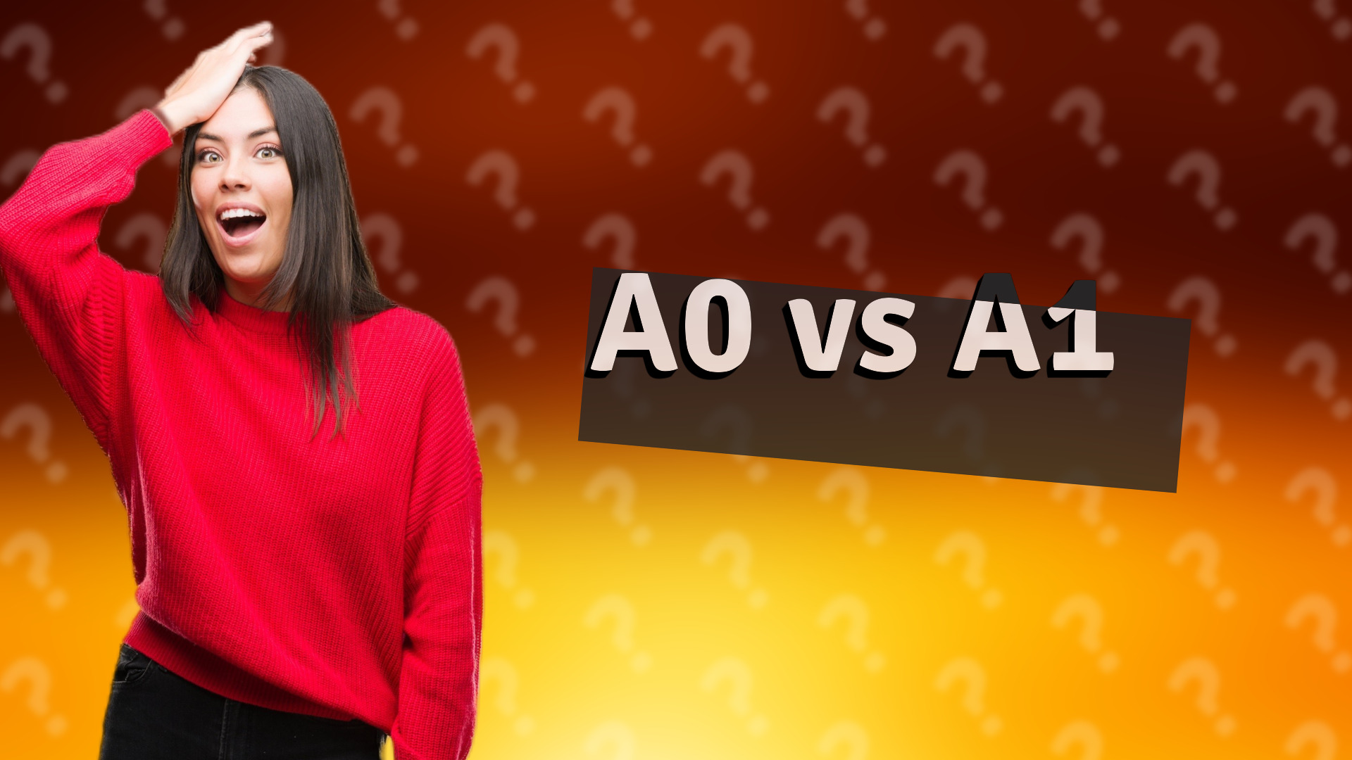 A0 vs A1