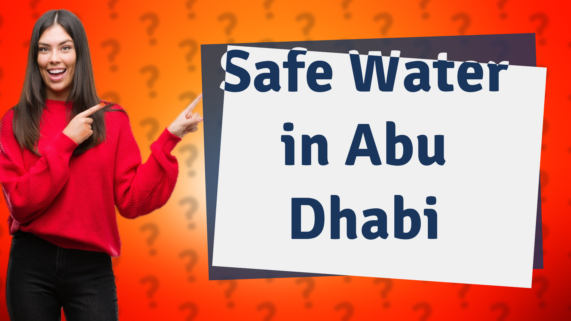 Safe Water in Abu Dhabi