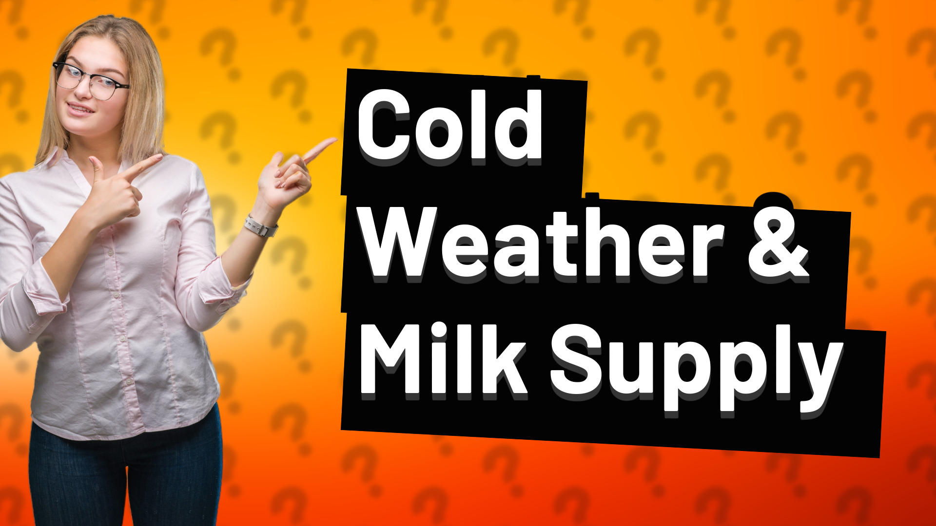 Cold Weather & Milk Supply