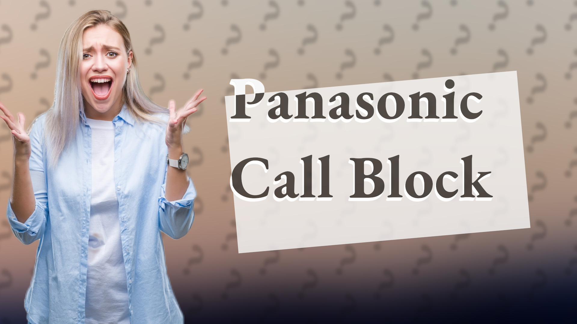 Panasonic Call Block