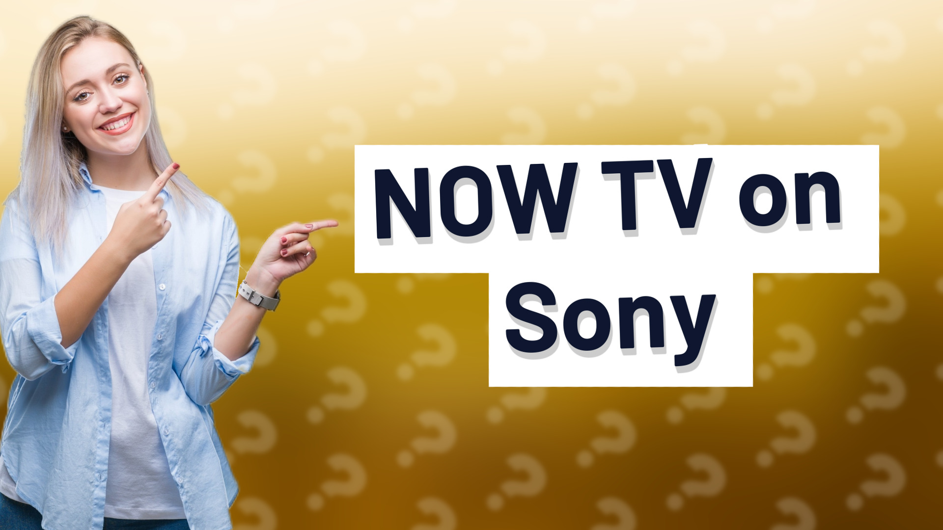 NOW TV on Sony
