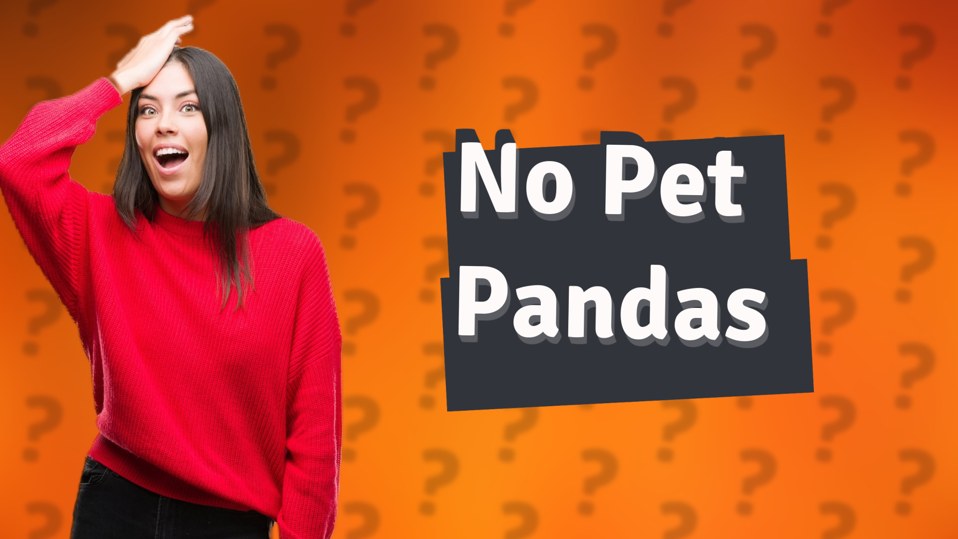 No Pet Pandas