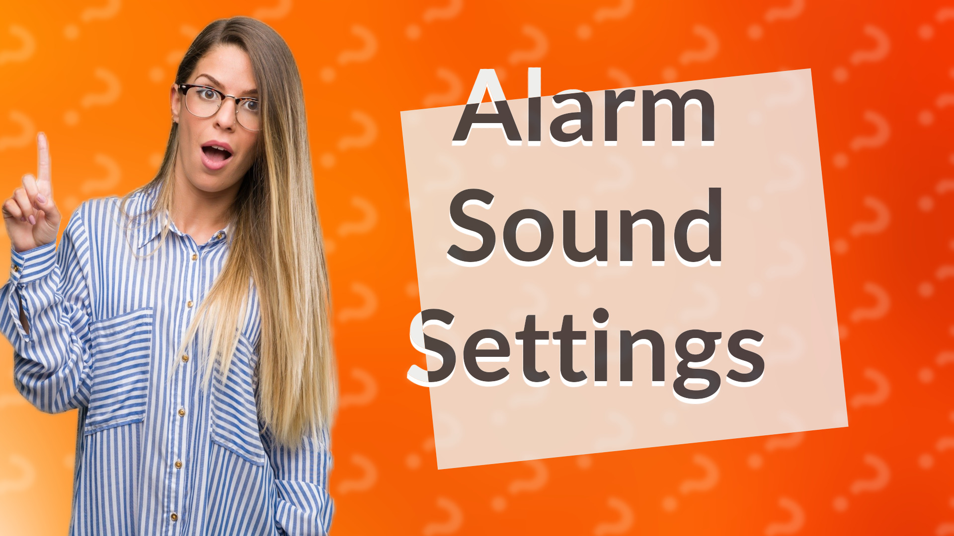 Alarm Sound Settings