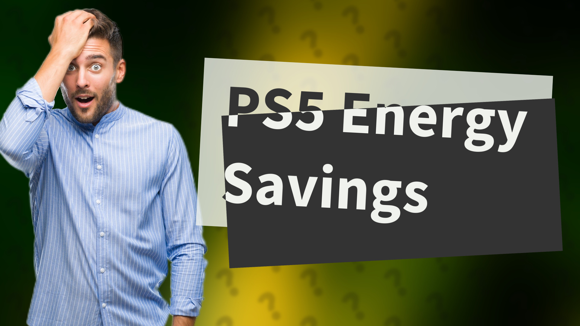 PS5 Energy Savings