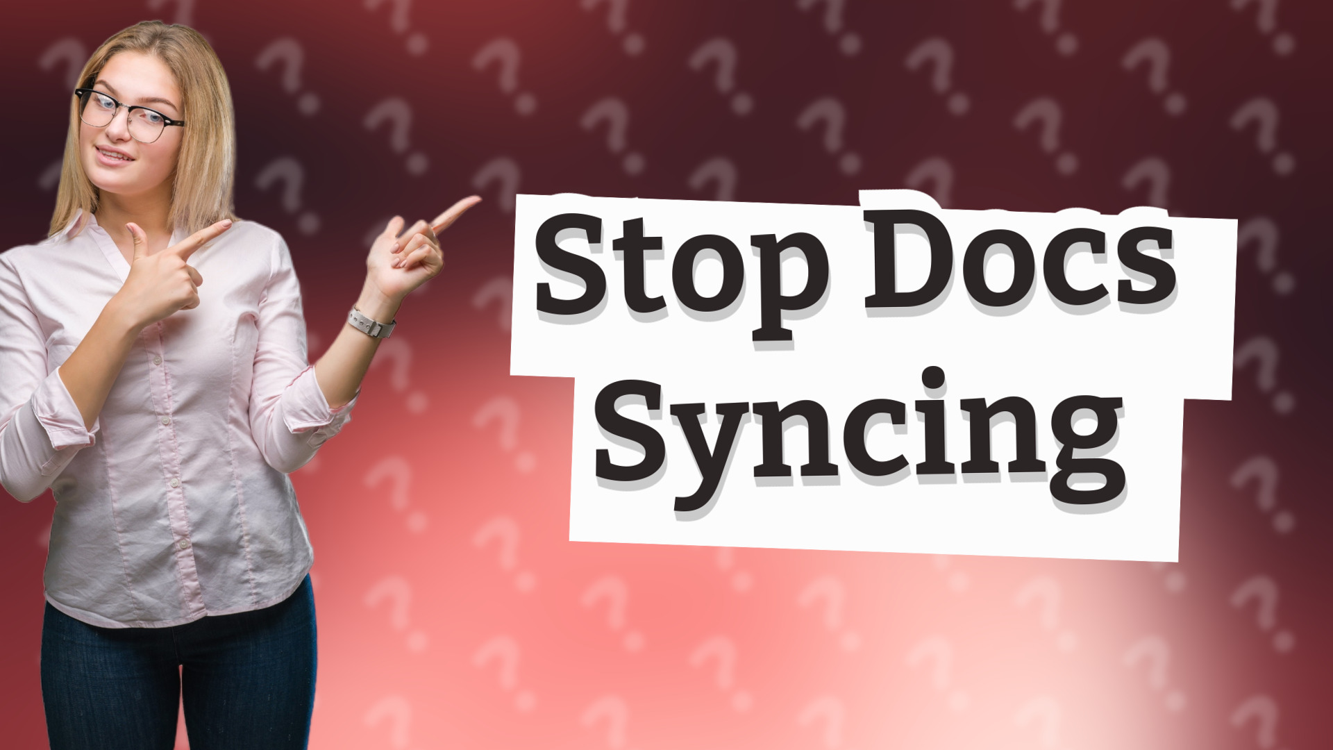 Stop Docs Syncing