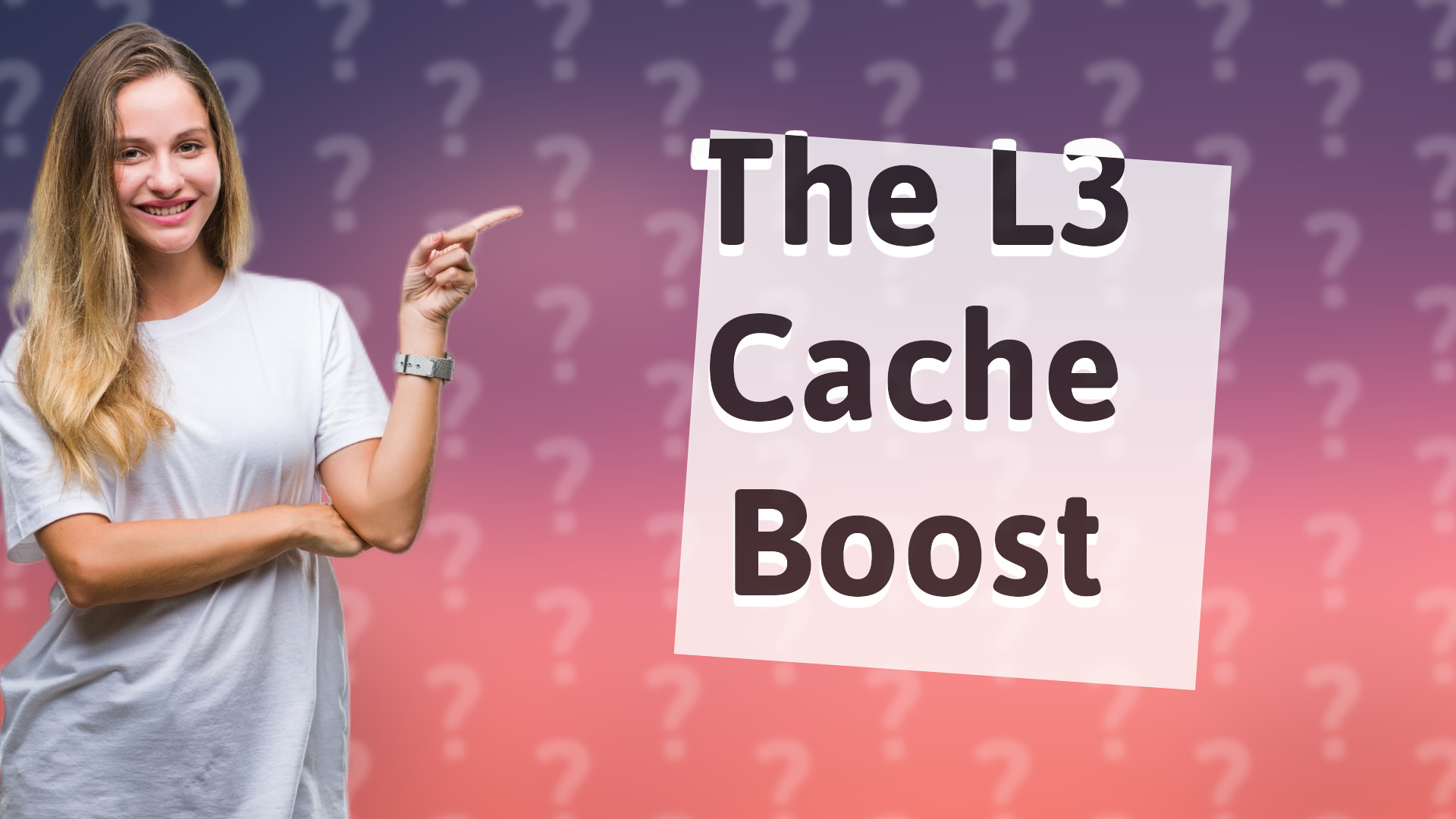 The L3 Cache Boost