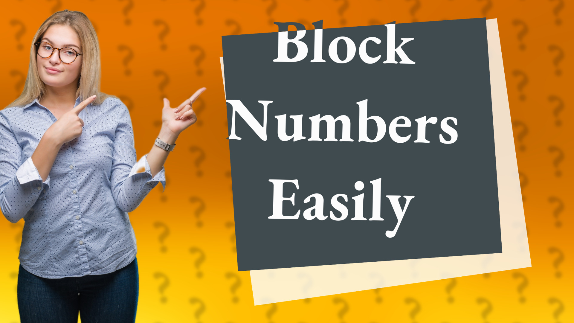 Block Numbers Easily