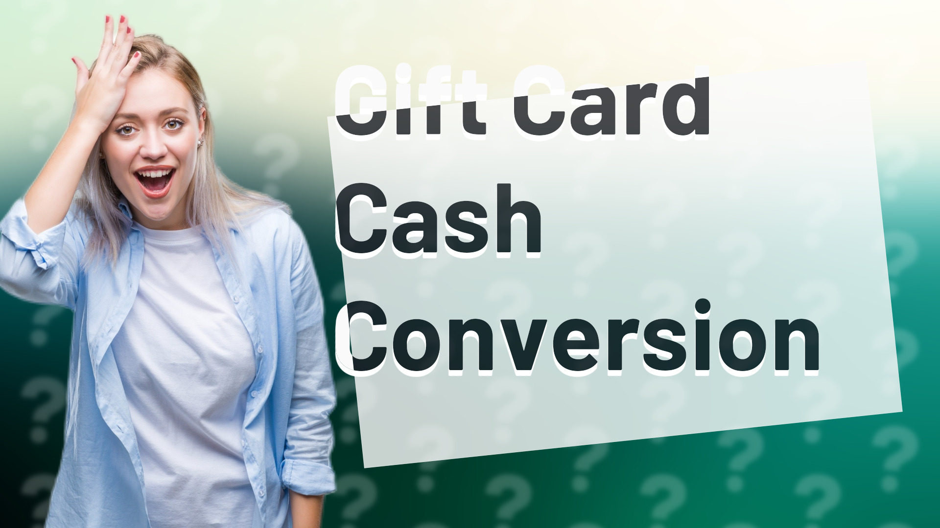 Gift Card Cash Conversion