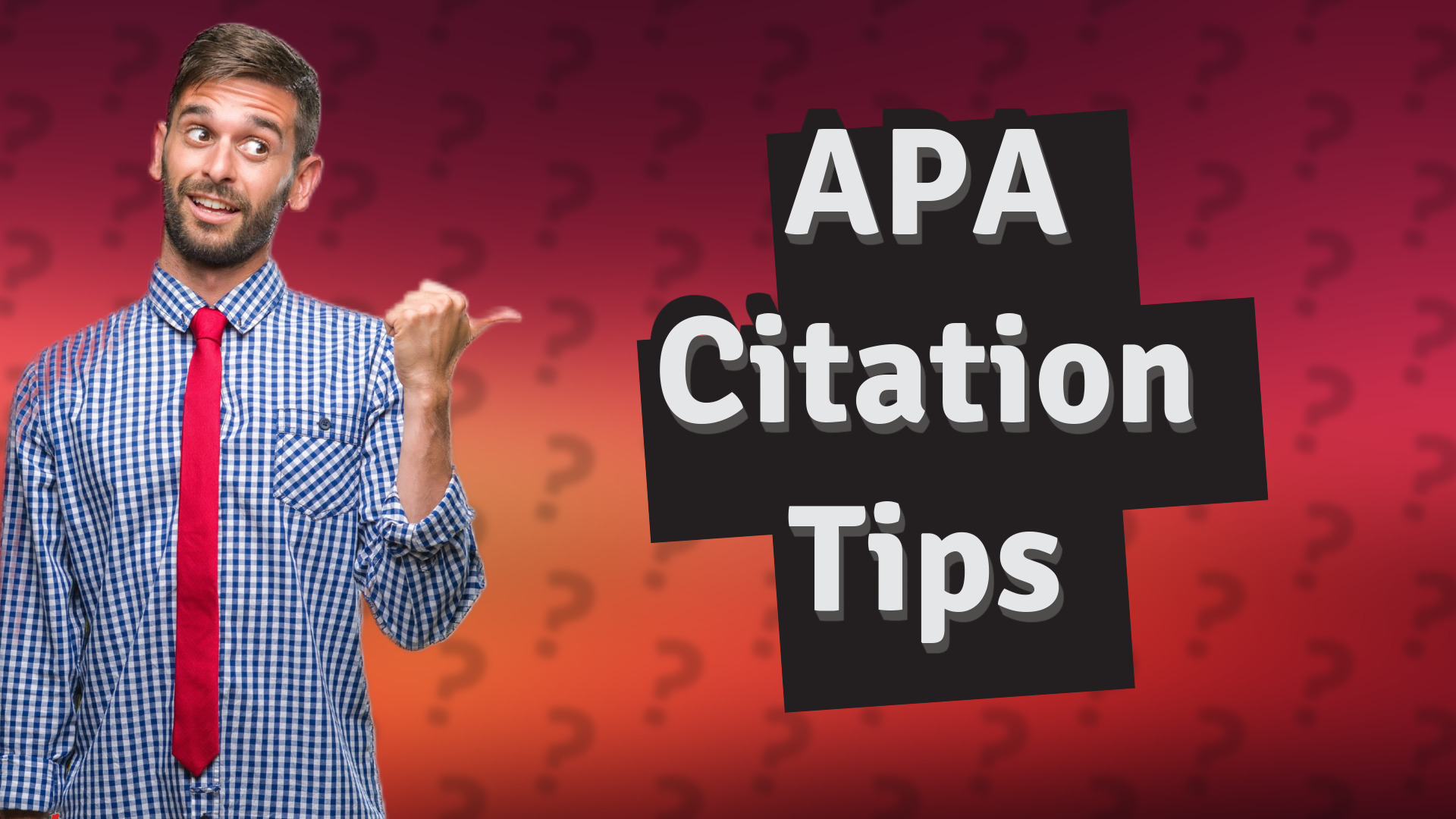 APA Citation Tips