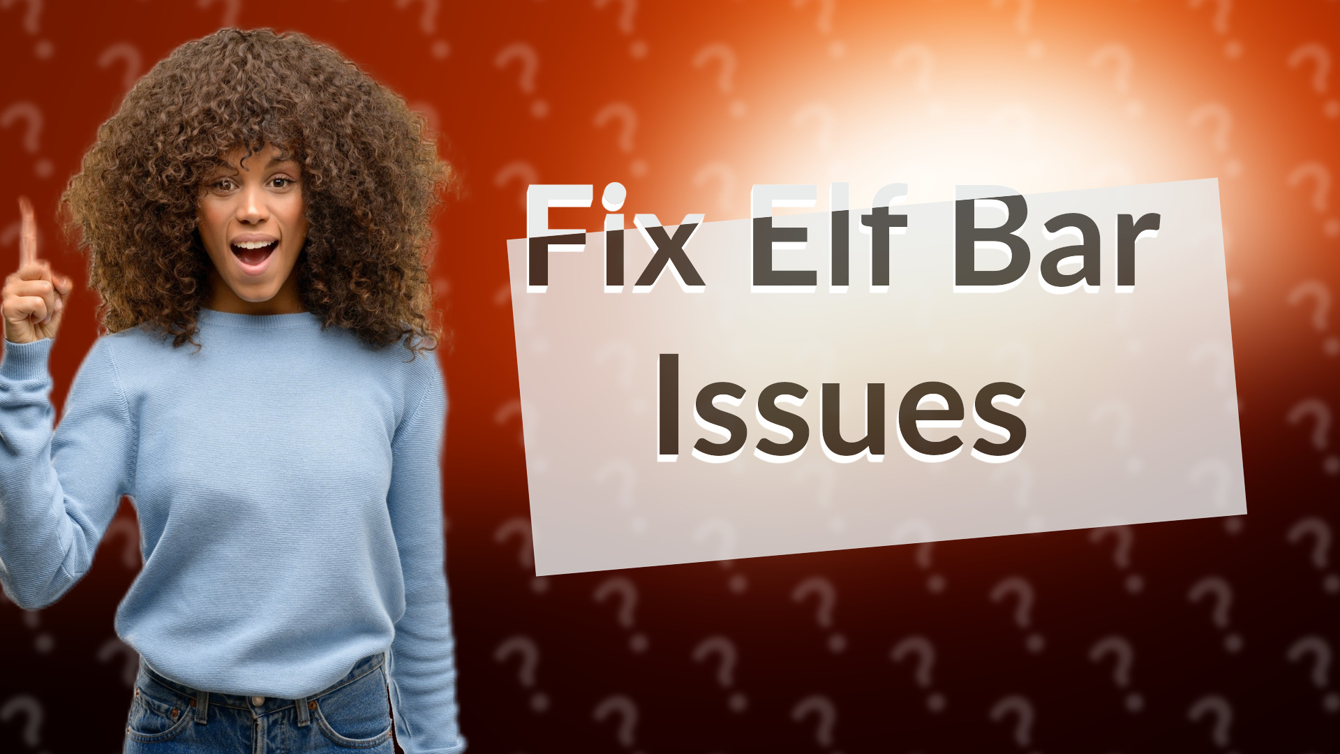 Fix Elf Bar Issues