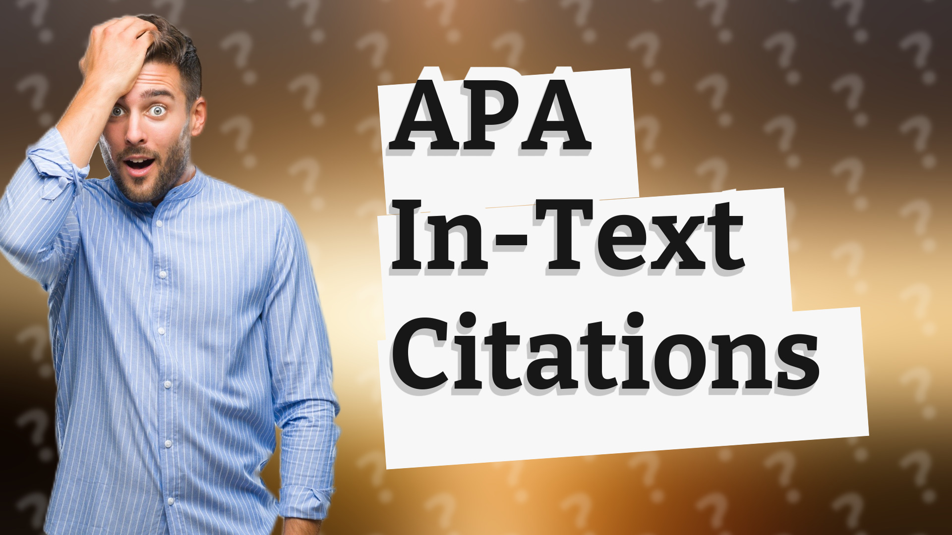 APA In-Text Citations