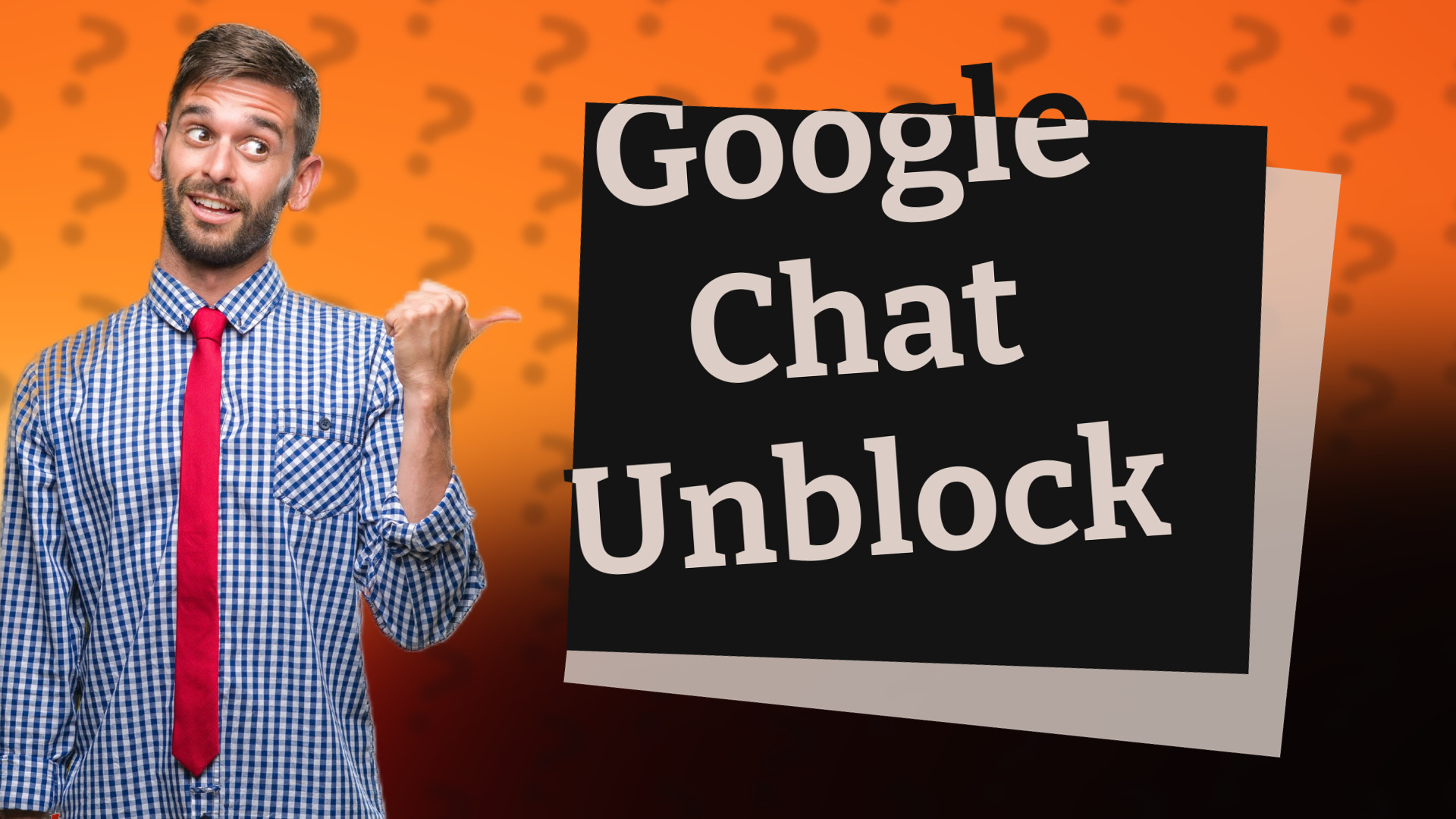 Google Chat Unblock