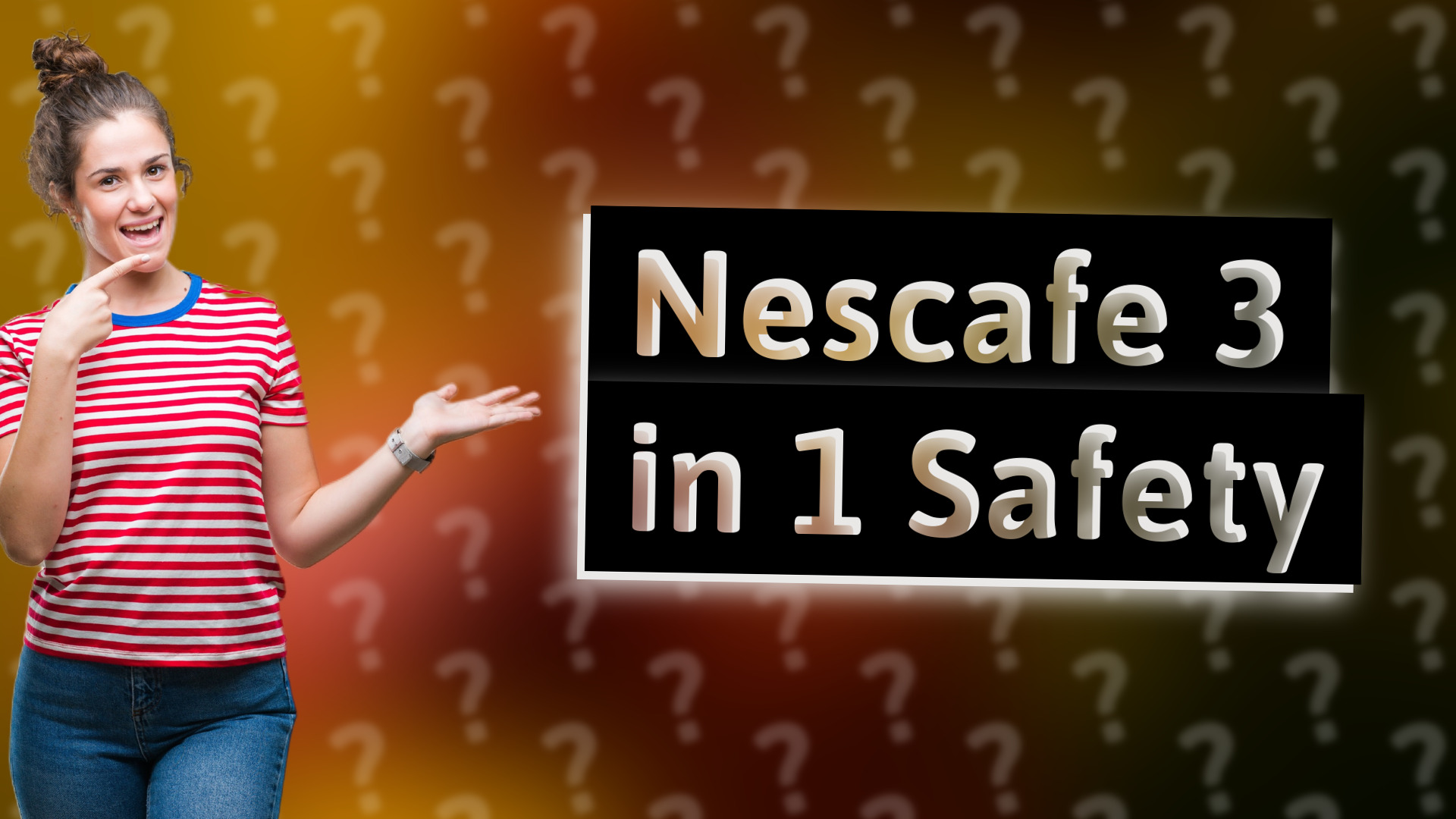 Nescafe 3 in 1 Safety