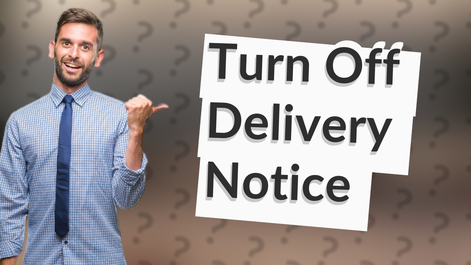 Turn Off Delivery Notice