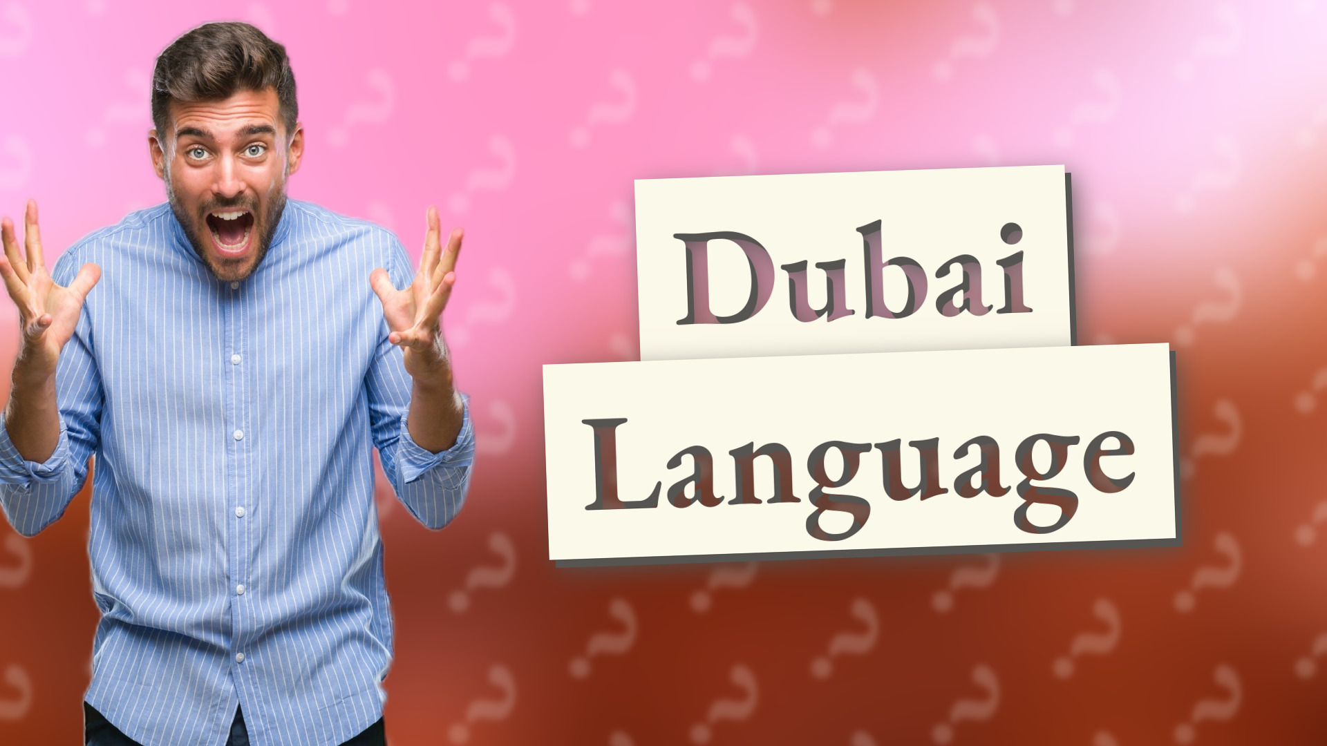Dubai Language