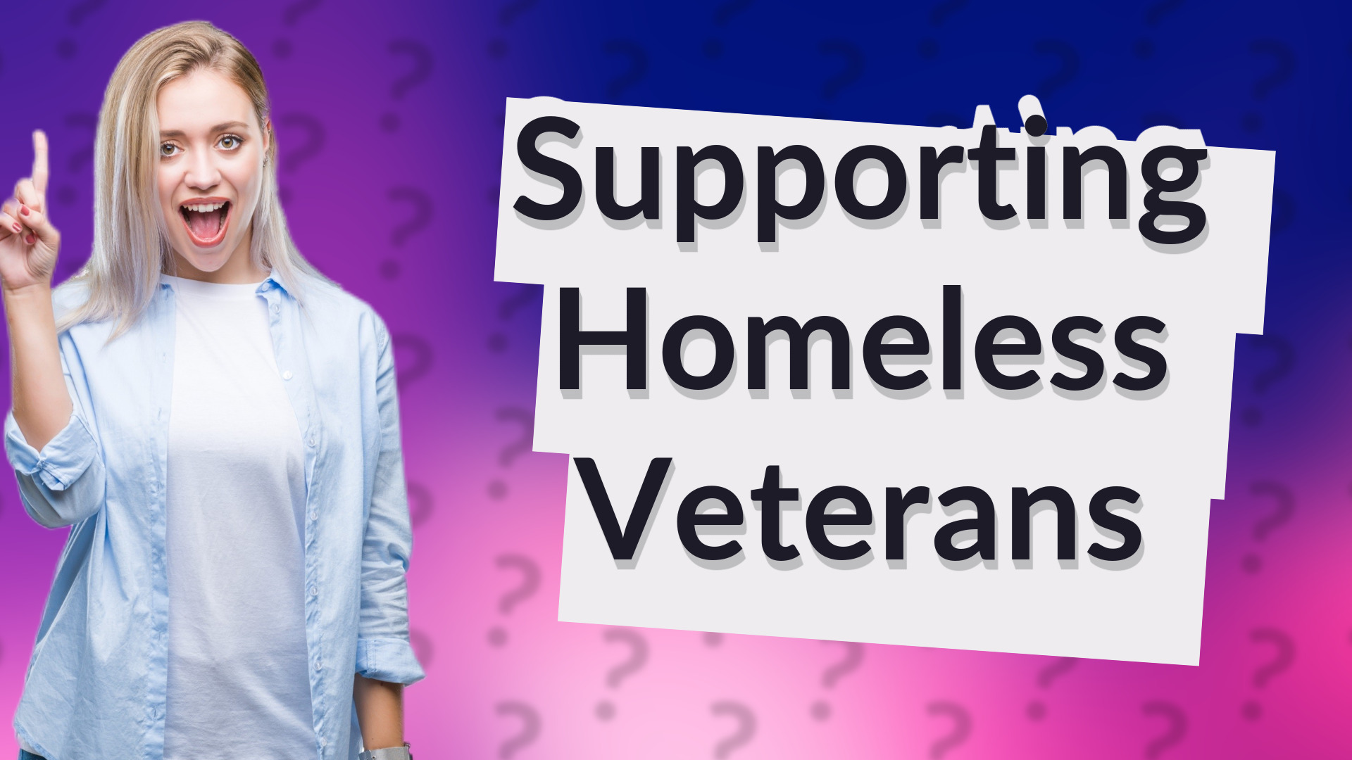Supporting Homeless Veterans