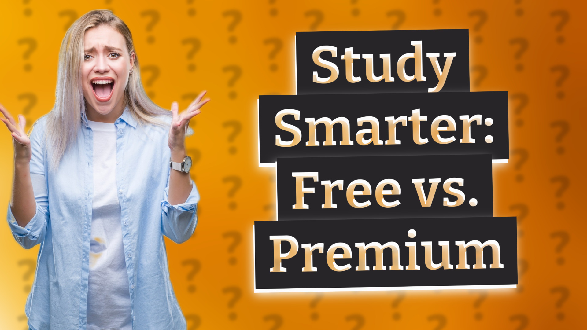 Study Smarter: Free vs. Premium