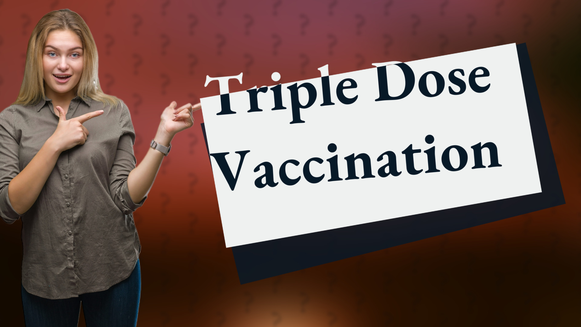 Triple Dose Vaccination